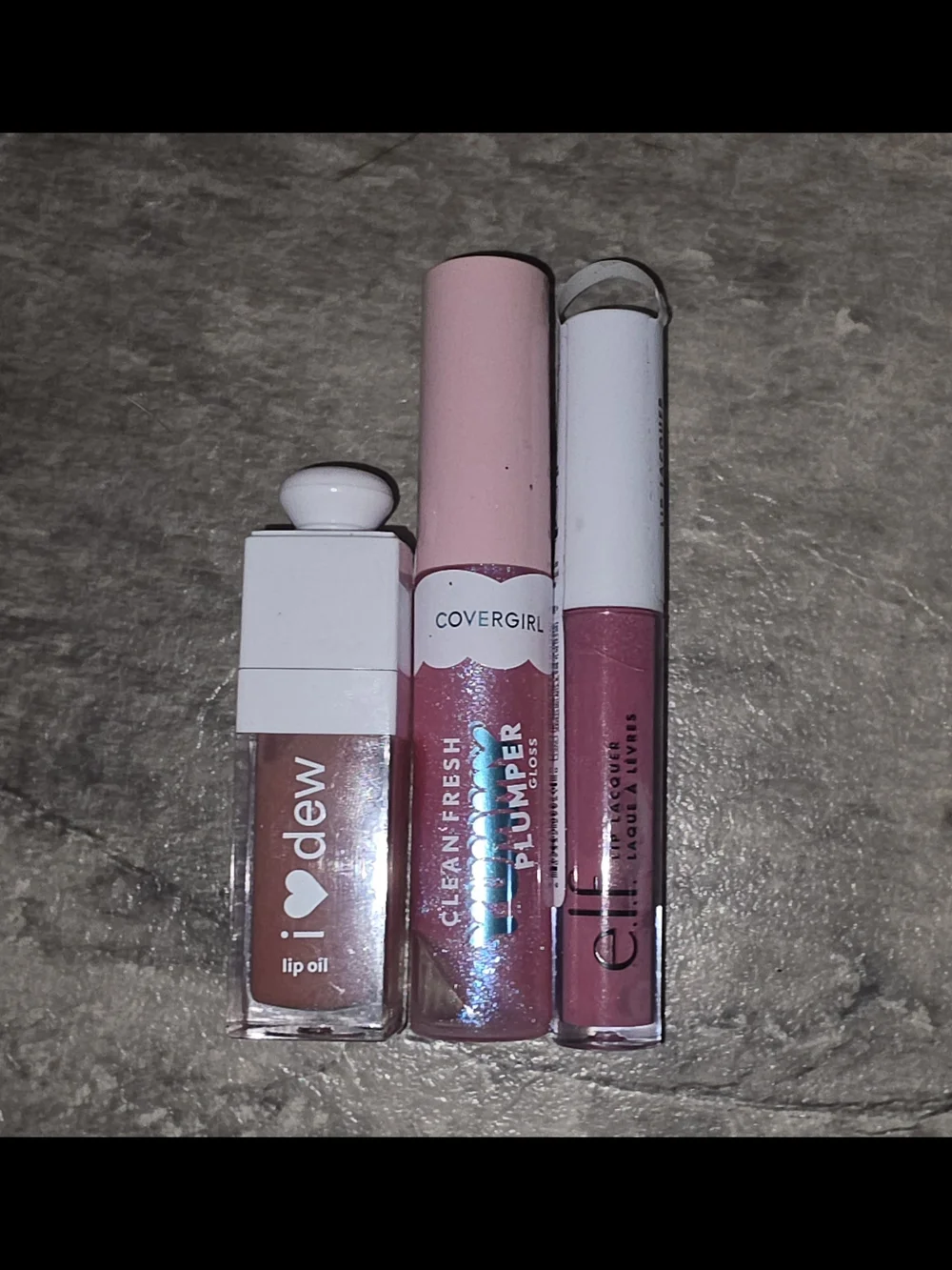 CoverGirl Yummy Plumper Gloss, Elf Lip Lacquer & AOA Studio Tinted Lip Oil BNIB